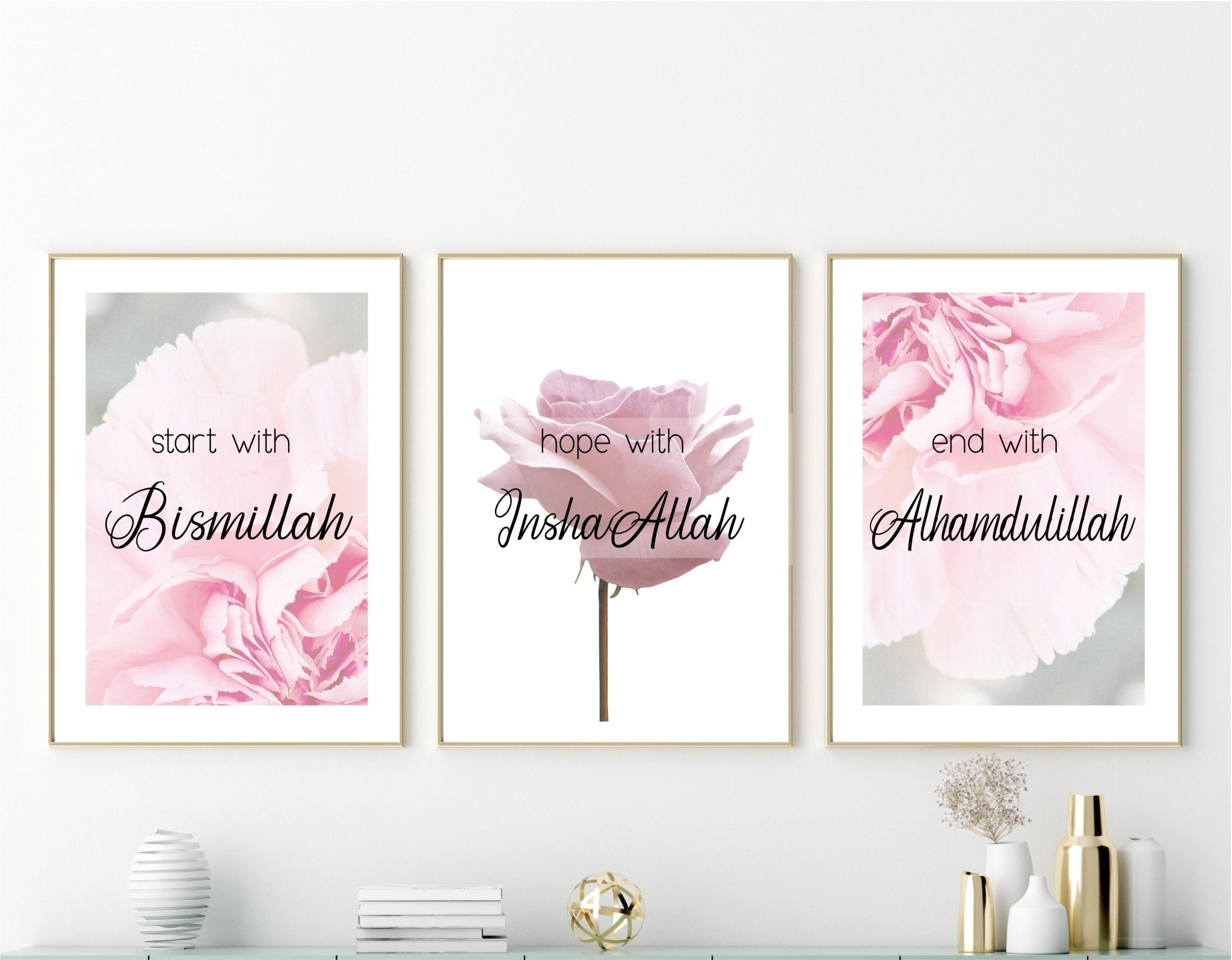 Start with Bismillah Set - in versch. Farben - Beautiful Wall